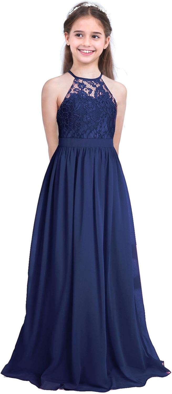 Freebily Vestido Elegante de Princesa Floreado para Niña (4-14 Años