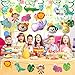 Supla VBS Safari Jungle Animals Hanging Decorations Green Safari Party Forest Animal Theme Supplies for Baby Shower Kids 1st Birthday Nursery School Classroom Bedroom Bathroom Table Ceiling Decor