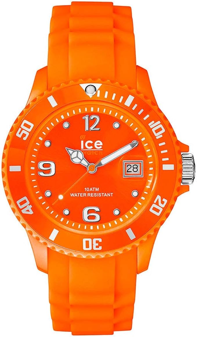 Ice Watch Ice Forever Orange Men S Wristwatch With Silicon Strap 000138 Medium Ice Watch Amazon Co Uk Watches