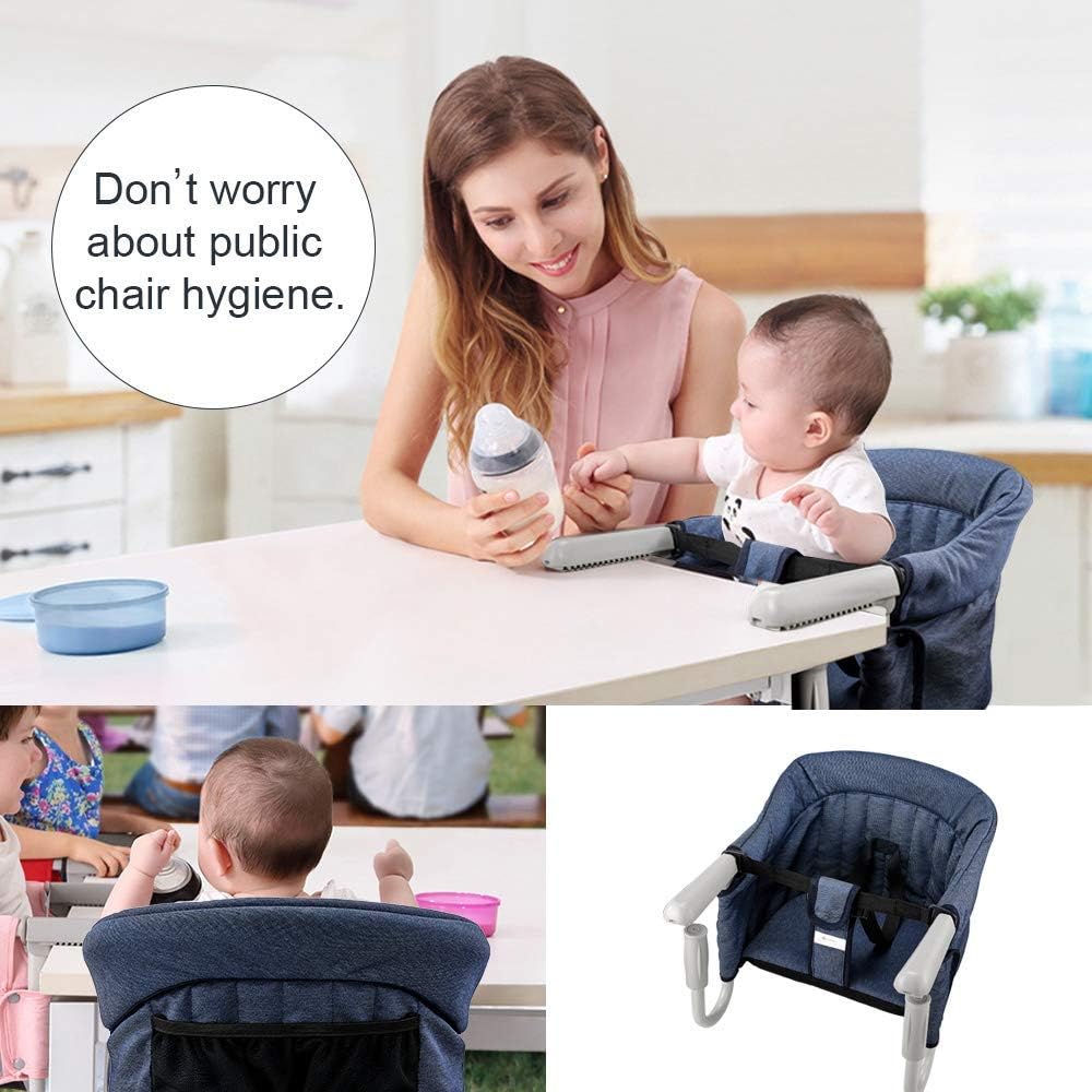 Adaptee A La Table Noir Chaise Haute Steo Pour Bebe Enfant Siege Sure Facile A Plier Stable Portable Avec Ceinture De Securite Elegant Chaises Hautes Bebe Et Puericulture Bhattbros Com