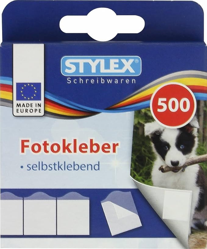 Idena Fotosticker – 500 Stück, Dauerhaft Klebend, 12 X 16 Mm