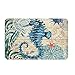 ECONIE Sea Horse Door Mat Ocean Animal Home Bathroom Bath Shower Bedroom Mat Toilet Floor Door Mat 15.7X23.6 in (02)