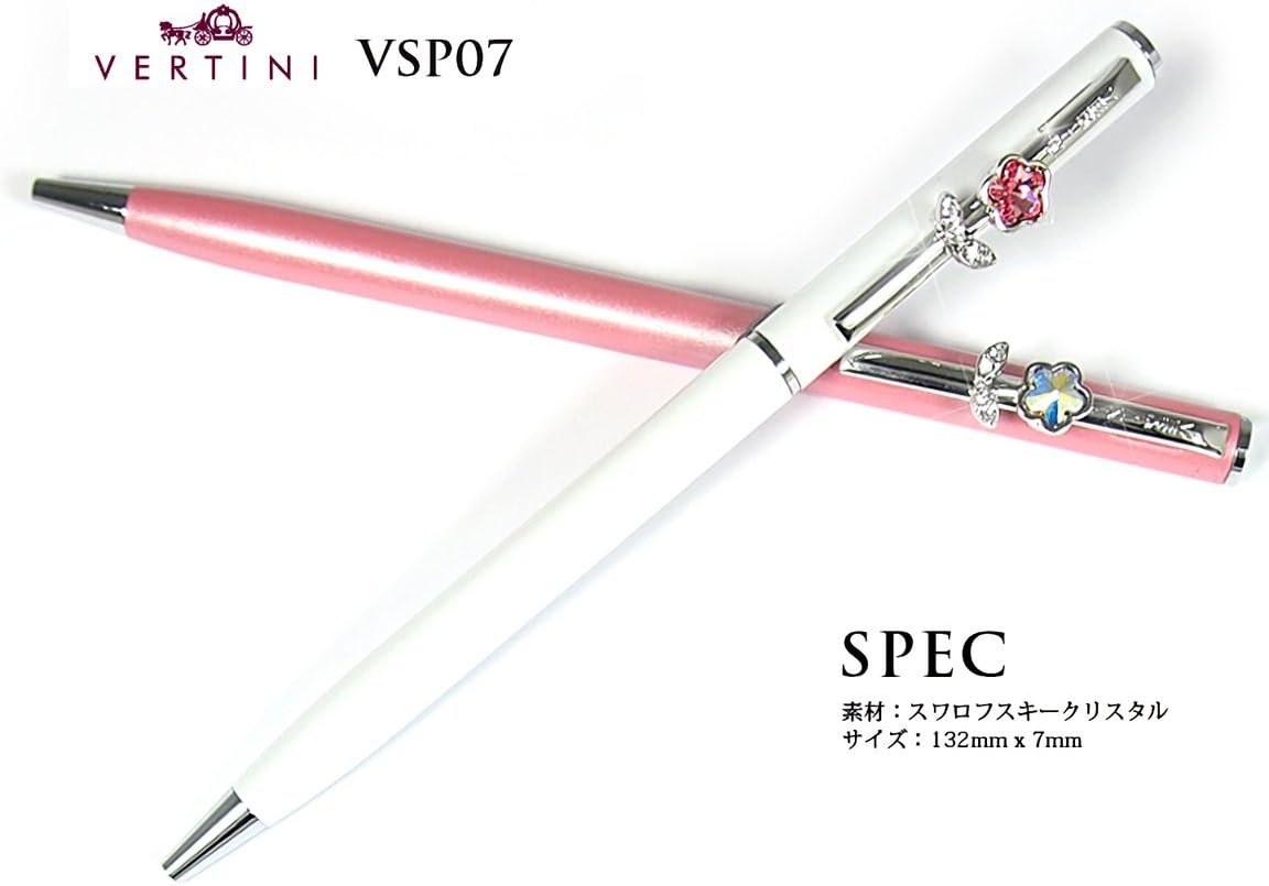 Amazon スワロフスキー Swarovski ボールペン スワロフスキー ボールペン クリスタルボールペン フラワー 花 筆記具 レディース 女性 オフィス スリム ピンク ピンク 油性ボールペン 文房具 オフィス用品