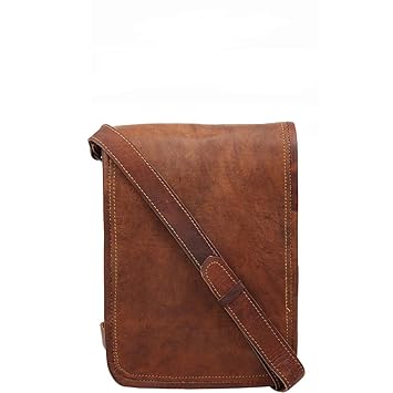 pranjals house Leather Brown Sling & Cross-Body Bag For Unisex