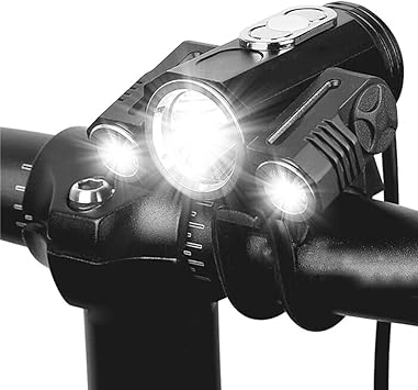 Amazon 自転車ライト充電式スーパー明るいt6夜のマウンテンバイクヘッドランプの懐中電灯の付属品 Zzg ヘッドライト