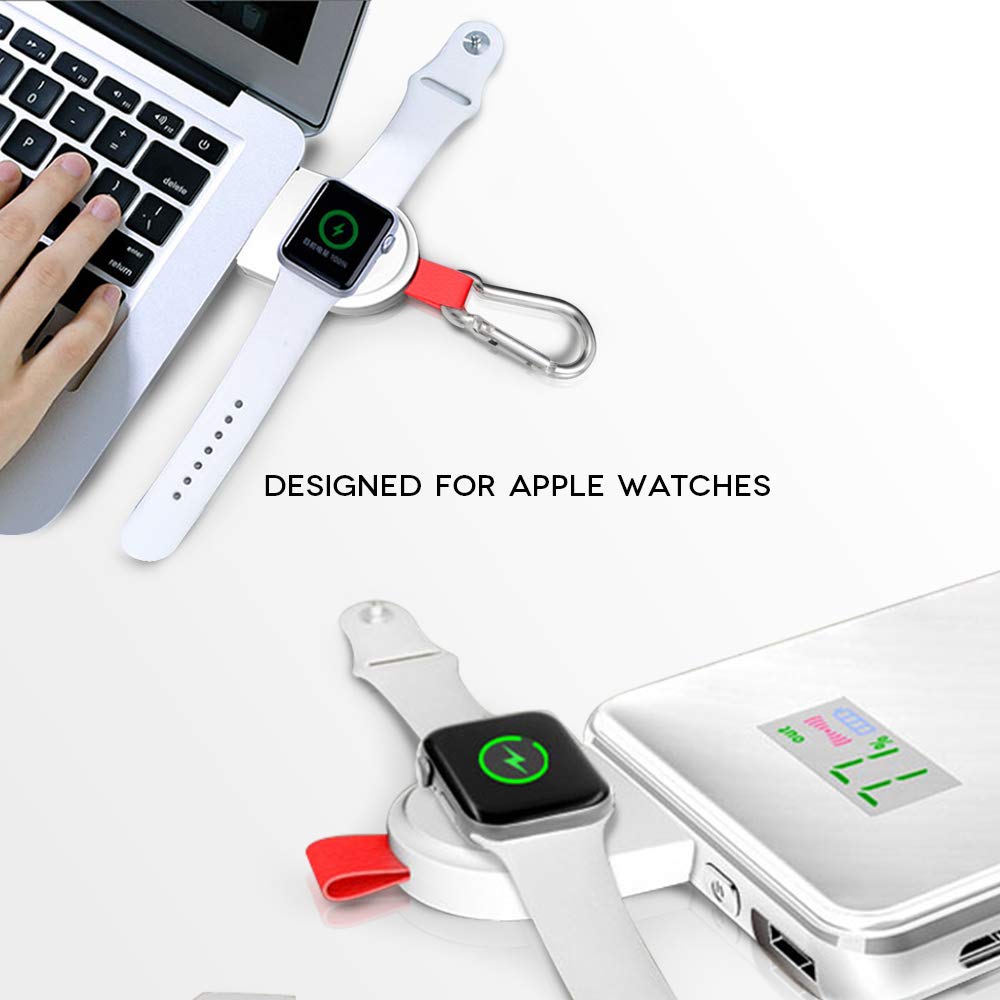 Watch Charger for Apple, Wireless Watch Charger, Magnetic Portable Wireless iWatch Charger Compatible for Apple Watch Series 4 3 2 1 44mm 40mm 42mm 38mm