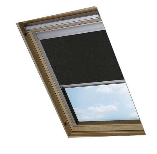 title=Bloc Skylight Blind M04 - Tenda a rullo oscurante per lucernari Velux, colore: