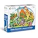 Learning Resources Jumbo Dinosaurs I Mommas and Babies I T-Rex, Stegosaurus, and Brachiosaurus, 6 Animals, multi-color