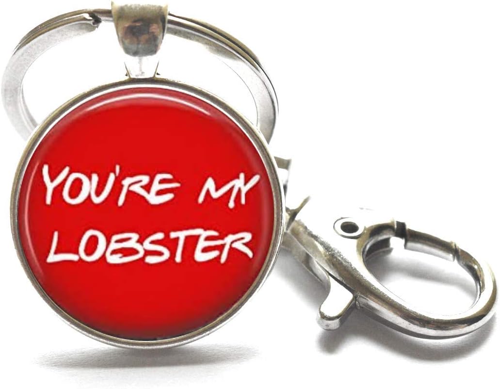 Jewelry tycoonYou're My Lobster - Friends Key Chain - 25mm Round