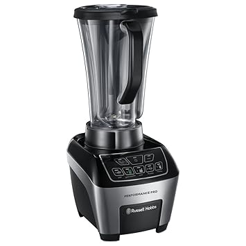 Russell Hobbs 22260-56 Standmixer Performance Pro, LED-Anzeige, 5 voreingestellte Programme, 1.4 PS-Motor, 27600 U/min, 1.8l,