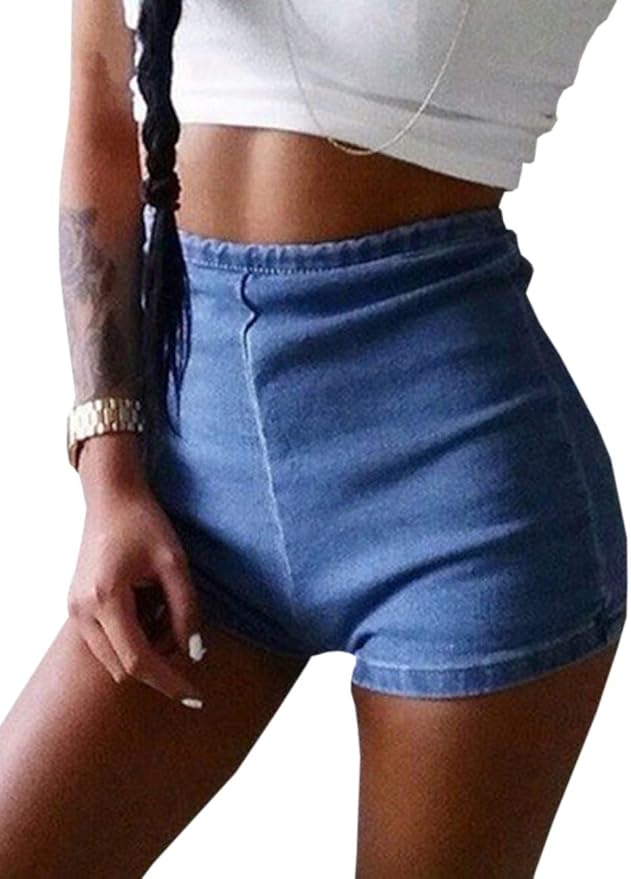 Chasehot Jeansshorts voor Vrouwen, Damen Jeansshorts met hoge Taille