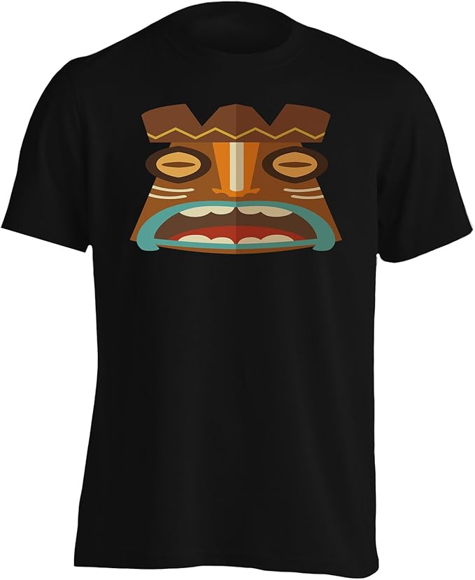 Tiki Holidays Mask Summer Men's TShirt o301m Amazon.co.uk Clothing