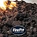 Red 3/4 Inch Lava Rock | Fireproof and Heatproof Volcanic Lava Rock, Perfect for Fire Pits, Fireplaces, BBQs and More. Indoor and Outdoor use - Natural Stones | 10 Pounds