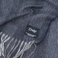 Wool Angora Scarf ALLAA 19754: Navy