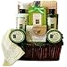 Green Tea Zen Calming Tea, Bath and Body Gift Basket Spa Set