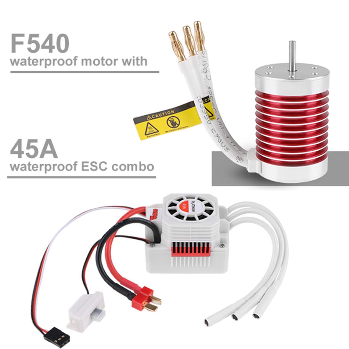 540 brushless motor combo