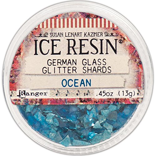 ICE Resin Glass Glitter Shards, Ocean