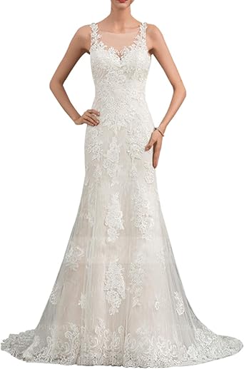 trumpet mermaid scoop neck dress