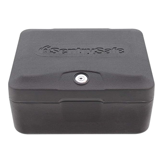 SentrySafe Fire Safe, Fire Resistant Chest, 0.2 Cubic Feet, Extra Small