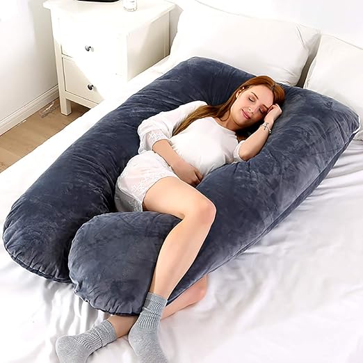 Amazon Com Toplimit Pregnancy Pillow 55 U Shaped Body Pillow For
