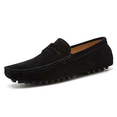 Men's Navy Blue Suede Slip-On Driving Shoes Egypt Ubuy