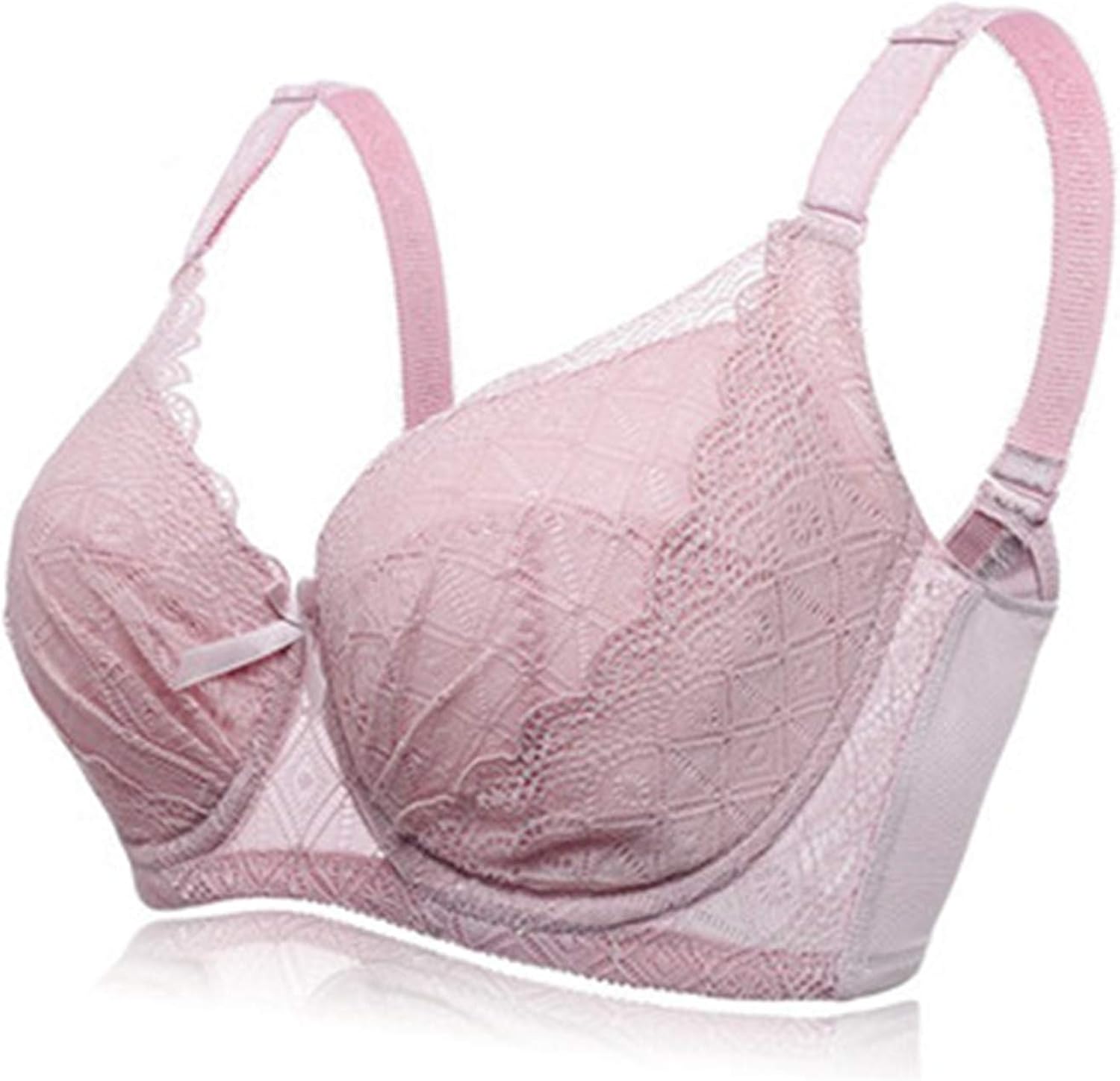 Plus Size Sexy Push Up Minimizer Lace Busty Bras for Women Underwire