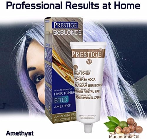 Vips Prestige Beblonde Semi Permanent Hair Toner Colour Silvery