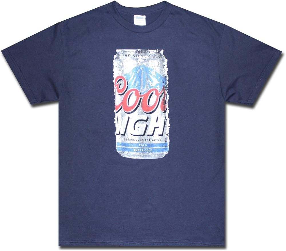 Coors Light TShirt Navy Beer Can ShirtXXXL Amazon.ca Clothing & Accessories