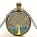 Usstore Women antasy Nebula Image Design Antique Bronze Long Chain Necklace Alloy Jewelry Gift