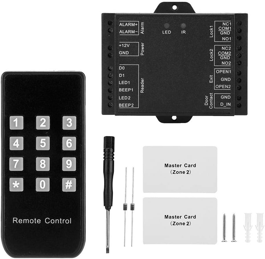FILFEEL Mini TwoDoor Controller Dualrelay Access Controller for Wiegand Interface SboardII