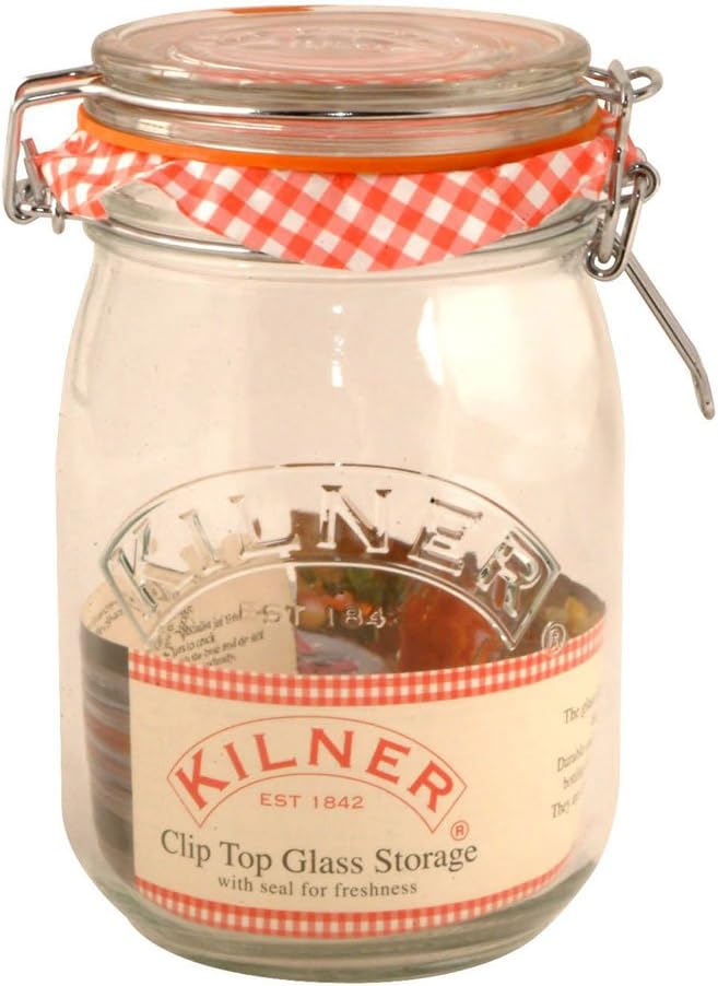 Kilner Jar Round 1 Litre Amazon.co.uk Kitchen & Home