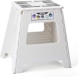 Acko Non-Slip Folding Step Stool – Sky Blue 11" Stool With Handle, Holds 250 Lbs - View #3