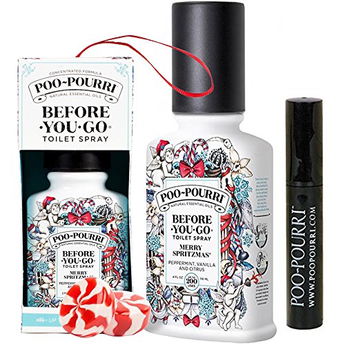 Poo-pourri 3-piece bathroom deodorizer set merry shprit…
