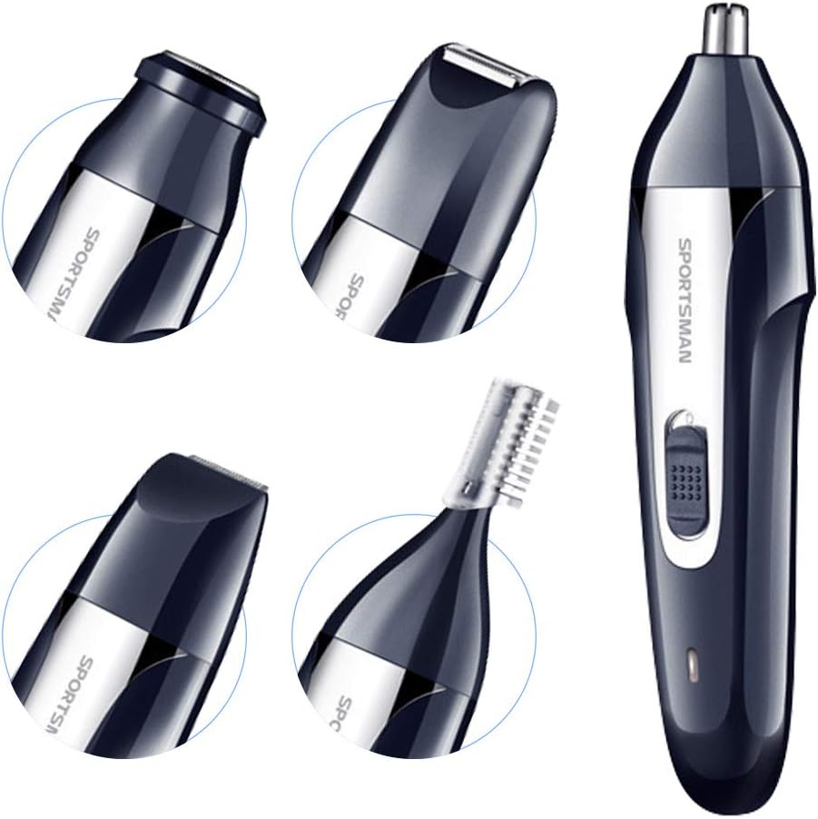 2020 Professional Nose Hair Trimmer for Men & Women, Multifunction Rechargeable Shaver, Nose Trimmer Waterproof, Stainless Double-Edge Mute Trimmer, for Nose, Ear, Eyebrow