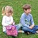 8.9-10.1 inch Kid Tablet Sleeve, Evecase Cute Fairy Tale Princess Themed Neoprene Carrying Sleeve Case Bag for 8.9-10.1 inch Kid Tablets (Pink & Purple Trim, with Dual Handle and Accessory Pocket)