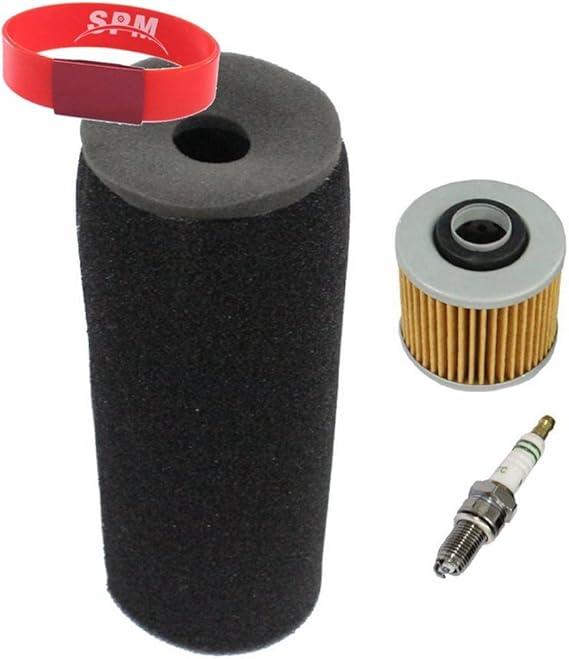 SPM Air Filter with Spark Plug Oil Filter for 20022008 Yamaha Grizzly