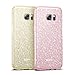 ESR Samsung Galaxy S7 Edge Case, Luxury Glitter Sparkle Bling Designer Case [Slim Fit, Hard Back Cover] Shinning Fashion Style for Samsung Galaxy S7 Edge Case (Champagne Gold)