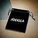 JOERICA Stainless Steel Magnetic Clasp Leather Bracelets for Men Cuff Bracelet 7.5-8.5inches (I:2PCS,8.5'',Black)