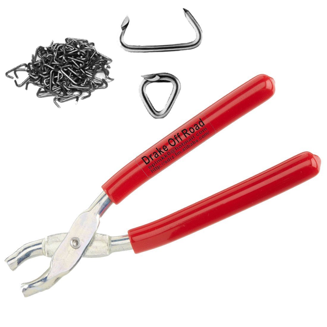 Hog Ring Pliers Kit With 100pcs Rings Tool Set For Seat Cover