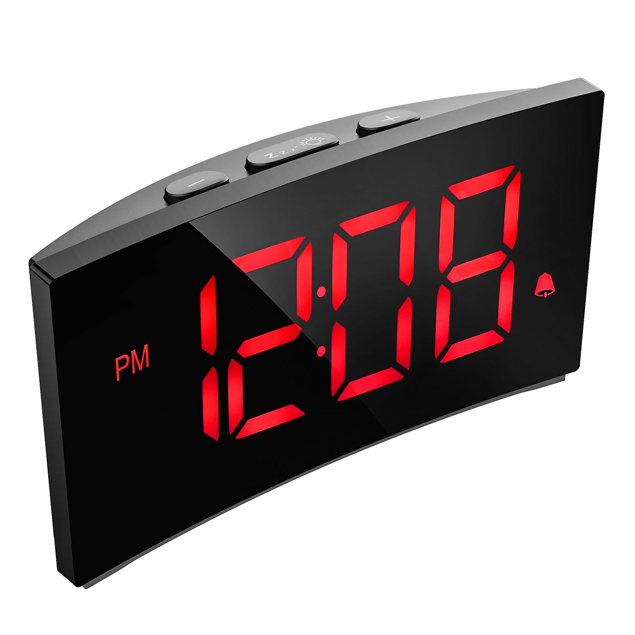 Buy PICTEK LED, Bedside Clock with 5" Curved Screen, 6 Brightness