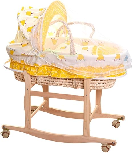 straw moses basket