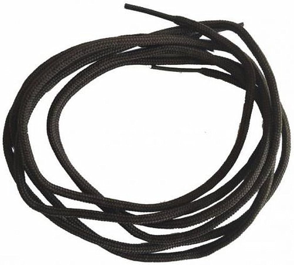 1 pair Collonil laces, round, thick, diameter 3 mm multicolour extra Dunkelbraun, Dark Brown, 7 3/8