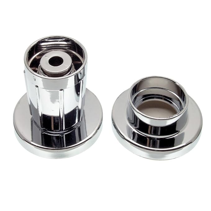 Danco 9D00080924 WallMount Plastic Shower Rod Holder, Chrome Faucet