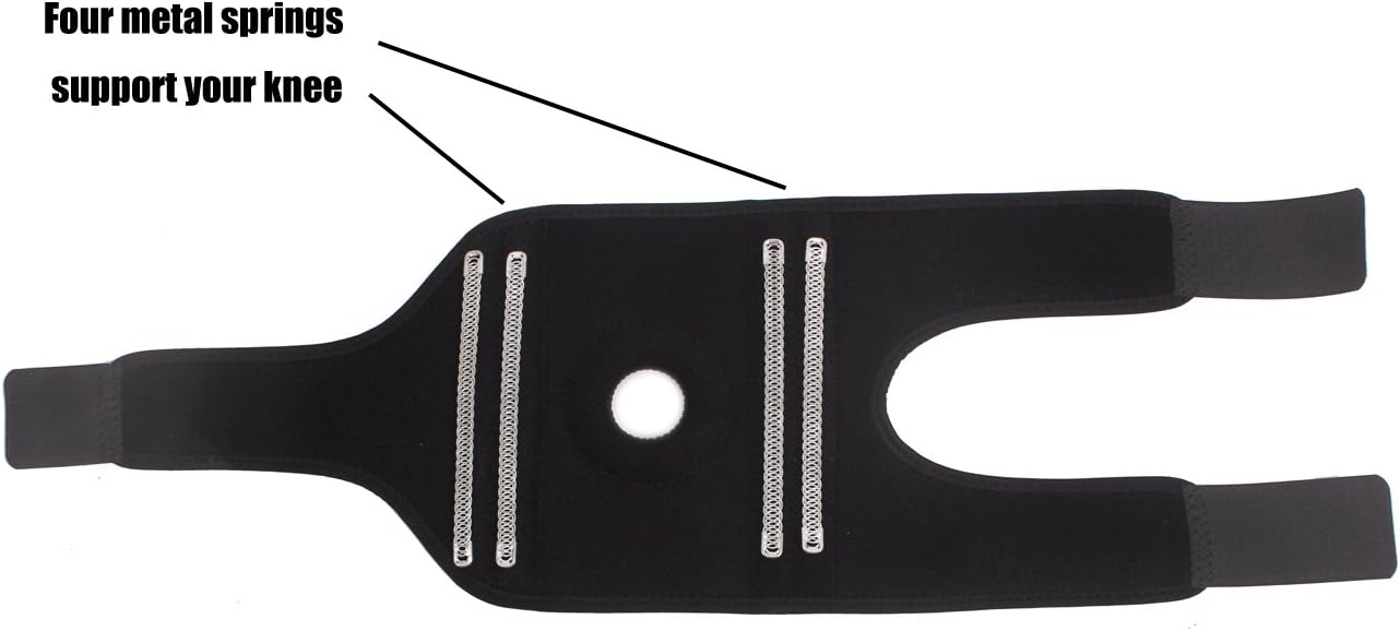 JUEMENZHE Knee Brace Support Sleeve for Arthritis, Meniscus Tear, ACL, Running, Basketball, Sports, Athletic, MCL, Runners - Adjustable Open Patella Stabilizer Protector to Relieve Pain : Sports & Outdoors