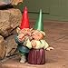 Sunnydaze Arnold and Sarah Garden Gnome - 8-Inch Tall