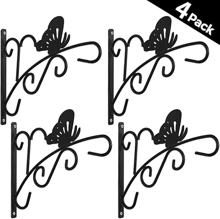 Amagabeli Garden Home Hanging Plants Bracket 10 Wall Planter
