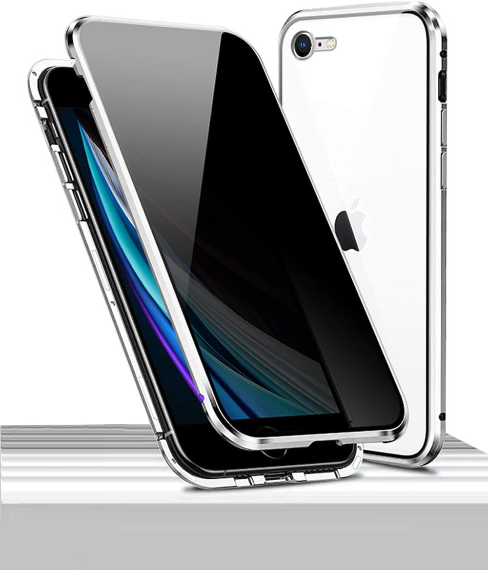 Amazon.co.jp: iPhone SE ケース 第2世代 OURJOY iPhone8 アルミ バンパー ケース アイフォン7 対応 覗見防止 両面ガラス 360°全面保護 マグネット Amazon.co.jp: iPhone SE ケース 第2世代 OURJOY iPhone8 アルミ バンパー ケース アイフォン7 対応 覗見防止 両面ガラス 360°全面保護 マグネット