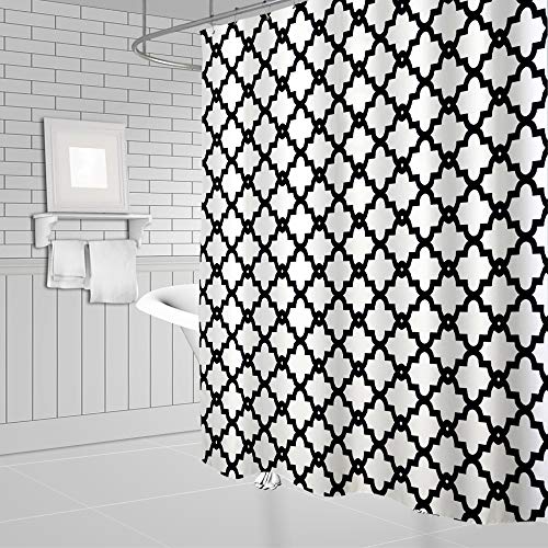 Lileihao Geometric Shower Curtain Pattern Simple Fashion Bathroom