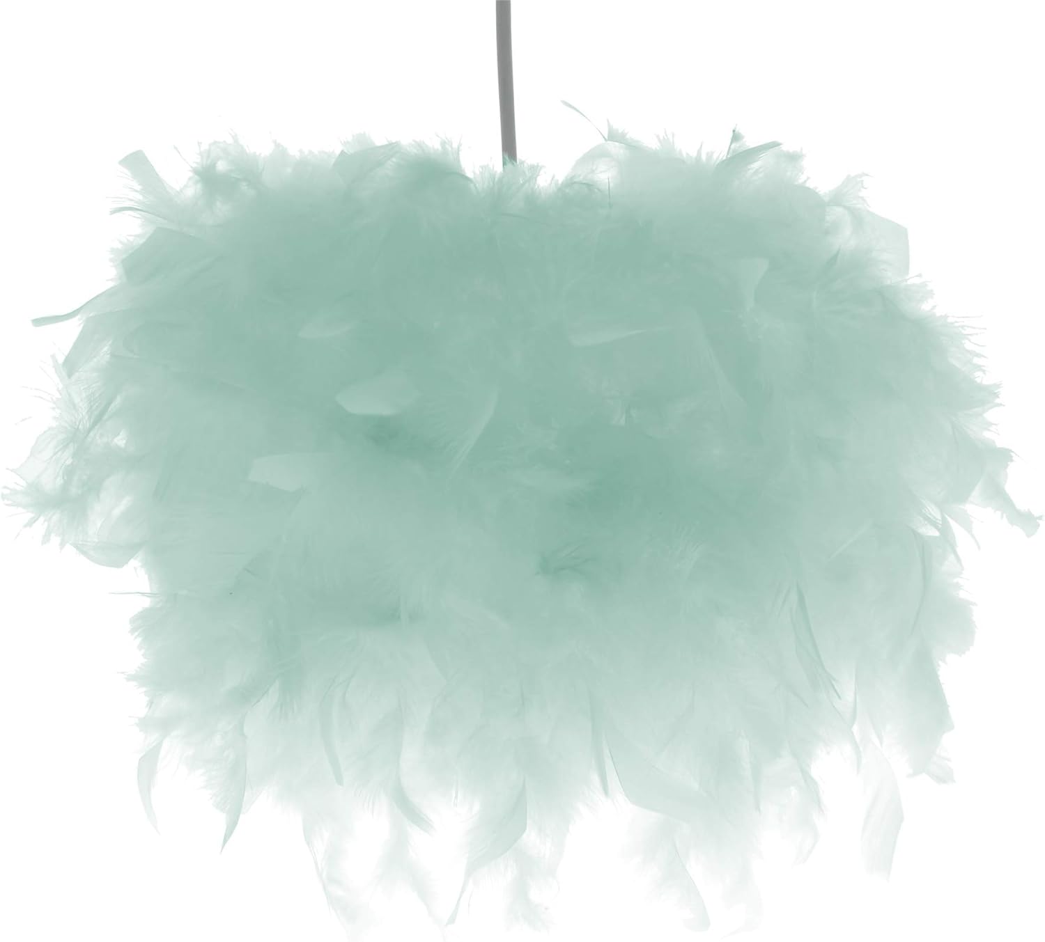 Feather Ceiling Pendant Lamp Light Shade Fluffy Lamp Shades for your Bedroom, Dining room