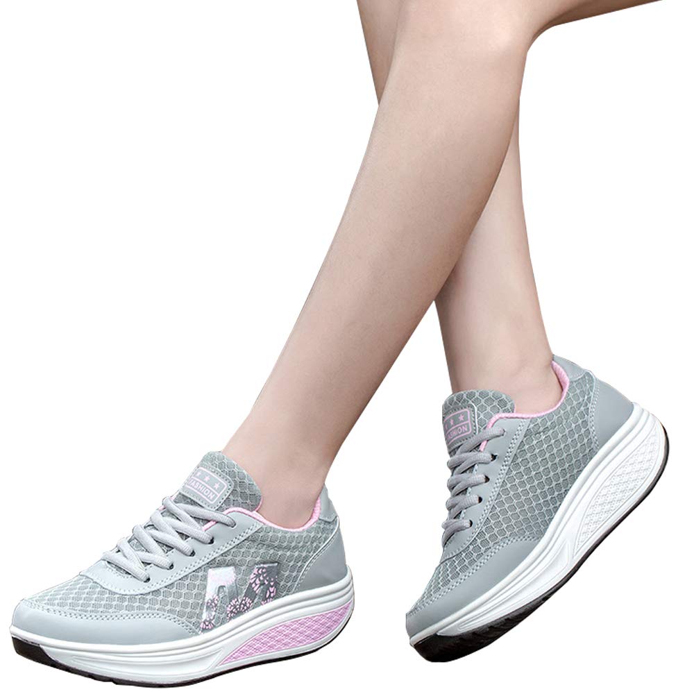 CNPorter Womens Fashion Sneakers Lace Up Breathable CNPorter Womens Fashion Sneakers Lace Up Breathable
